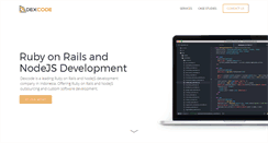 Desktop Screenshot of dexcode.com