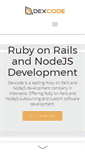 Mobile Screenshot of dexcode.com
